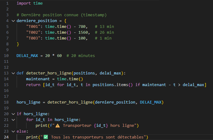 Script Python du projet